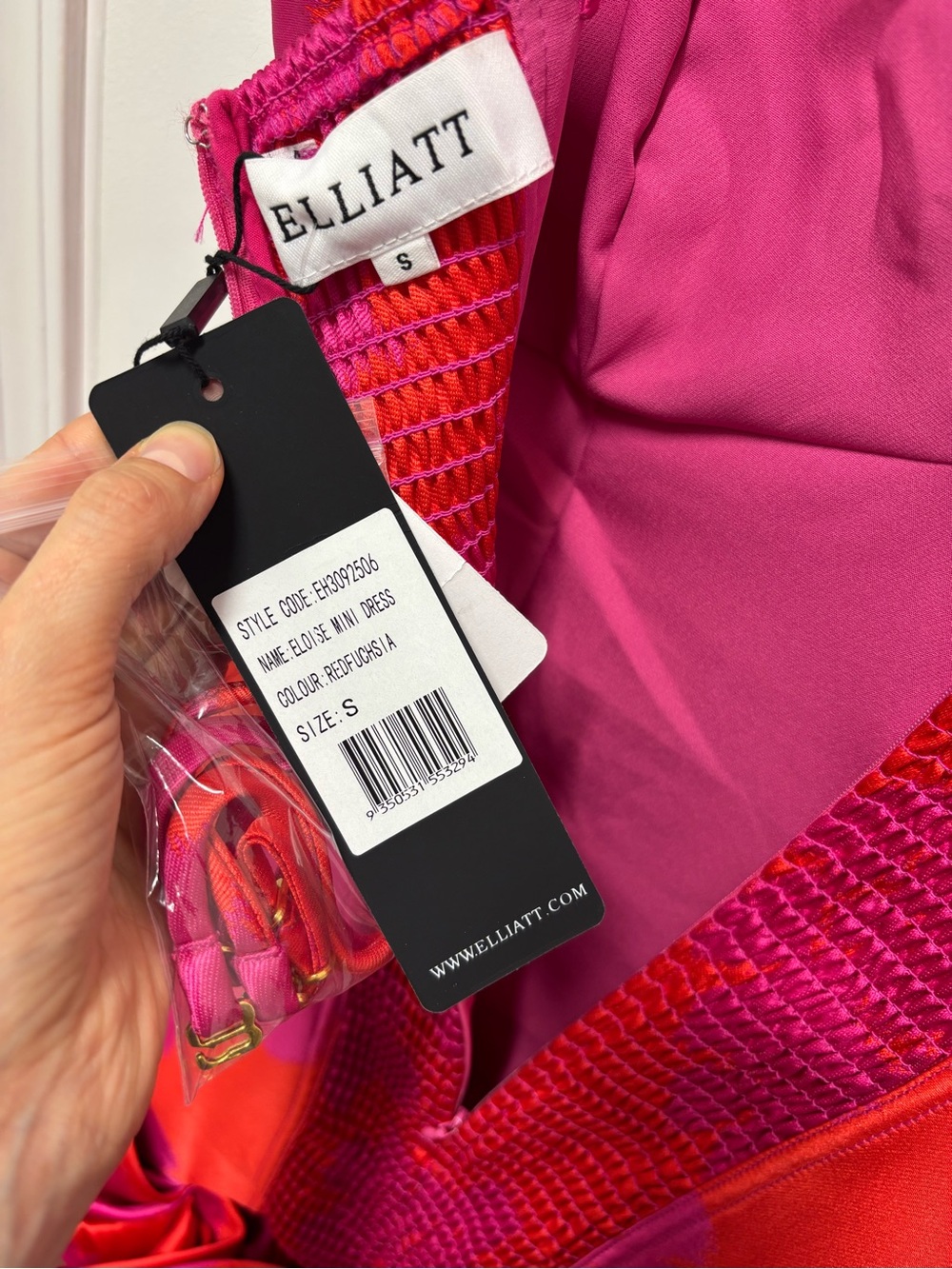 Elliatt “Eloise” Fuchsia and Red Mini Dress - Picture 7 of 7